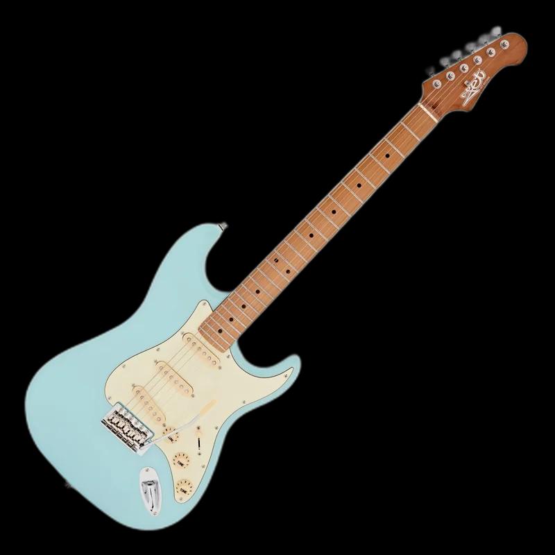 JET Guitars JS-300 Roasted Maple Blue