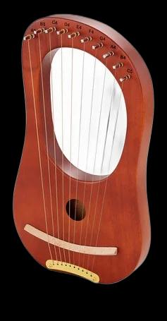 Thomann LH10B Lyre Harp 10 Strings BR