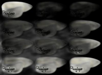 Dunlop Thumb Pick medium LH 12er Set