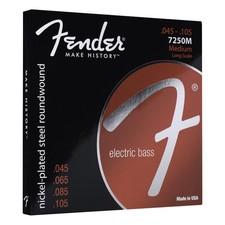 Fender 7250m Nickel Plated Steel 45-105 Bass Guitar Strings (NEW)