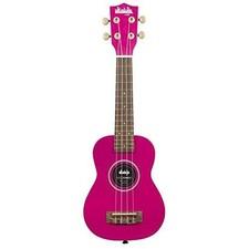 Kala Ukadelic UK-Dragonfruit Soprano Ukulele, purple 'dragon fruit'