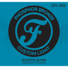 Fazley APPB1152 Premium Phosphor Bronze Acoustic Guitar Strings Custom Light