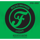Fazley APBR1253 Premium 80/20 Bronze Acoustic Guitar Strings Light