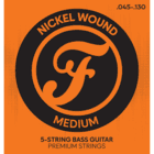 Fazley BPNW45130 Premium Nickel Wound 5-String Bass Guitar Strings Light