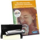 Cascha HH 1600 Blues Harmonica Set (DE/EN/FR/ES) with Lesson Book