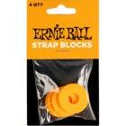 Ernie Ball 5621 Strap Blocks Orange (Pack of 4)