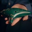 Fazley Legend Ocarina 9CAC12GR Green 12-Hole Alto Ocarina in C Major