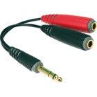 Klotz AYS-1 Stereo to Double Mono Jack Splitter Cable, 20cm