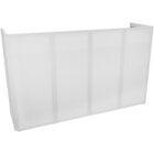 Omnitronic Large Mobile DJ Stand with White Scrim Cover