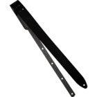 Richter 1618 Waxy Suede Black Ukulele Strap