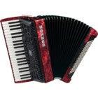 Hohner Bravo III 120 Silent Key Accordion (Red)