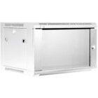 Caymon WPR406R/W 19-inch 6U Double-Door Installation Rack (White)