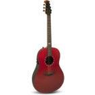 Ovation Pro Series Ultra 1516VRM-G Vampira Red Electro-Acoustic Guitar with Soft Case