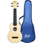 Flight Travel Series TUS35 Natural Soprano Ukulele with Gig Bag