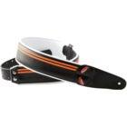 RightOn Race-60 HD White, Black, Orange Guitar Strap