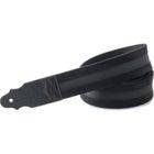 RightOn Plain Black Guitar Strap