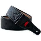 RightOn Monte Carlo Black Guitar Strap