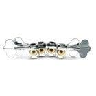 Badass OGT Mini Bass Keys 2x2 Bass Guitar Machine Heads (Chrome)