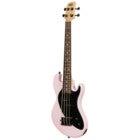 Kala Solid Body 4-String Fretted U-Bass Pale Pink Electric Bass Guitar with Gig Bag