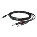 DAP FLX31 Stereo Mini-Jack to Dual Jack Cable, 3m