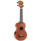 Mahalo MJ1VTTBR Java Series Electro-Acoustic Soprano Ukulele