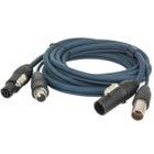 DAP FP-16 PowerCON True1 - 5p XLR Hybrid Cable, 15m