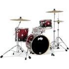 PDP Drums PDCM18BPRB Concept Maple Red/Black Fade Lacquer 3-Piece Bebop Shell Set