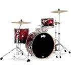 PDP Drums PDCM24RKRB Concept Maple Red/Black Fade Lacquer 3-Piece Rock Shell Set