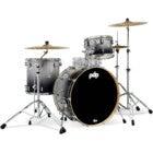 PDP Drums PDCM24RKSB Concept Maple Silver/Black Fade Lacquer 3-Piece Rock Shell Set