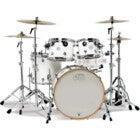 DW Drums DDLG2214WH Design Series Maple Gloss White 4-Piece Shell Set
