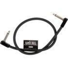 Ernie Ball 6441 Flex Patch Black Patch Cable, 45cm