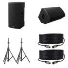 Pioneer DJ XPRS152 Set + Stands and Cables