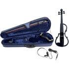 GEWA GS401.647 electric violin set with bow and soft case, black