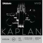D'Addario KV310 3/4M String Set, Medium Tension Violin string set