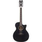 D'Angelico Premier Fulton LS Matte Black 12-string electric-acoustic western guitar
