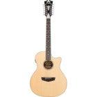 D'Angelico Premier Fulton LS Satin Vintage Natural 12-string electric-acoustic western guitar