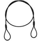 Eurolite Steel Rope (SC) 900x4mm black safety cable