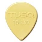Graph Tech PQP 0501 V6 TUSQ Tear Drop Pick Player's Pack, 1.00 mm, Vintage White, 6 pieces