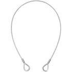 Eurolite Steel Rope 600x3mm silver + Thimbles safety cable with safety eyes