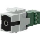 Procab VCK315/W Keystone Minijack Connector (White)