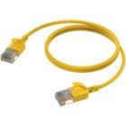 Procab CSD560Y/0.5 Slimline CAT6A Network cable 0.5 metres