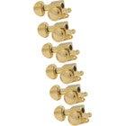 Grover 505GL6 Mini Roto-Grip Locking Rotomatics, Gold Tuning machines