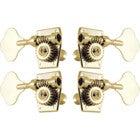 Grover 142G Vintage Bass Machines, 2+2 Bass&Treble Side,Gold bass guitar tuning machines
