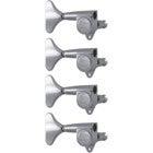 Grover 144CL4 Mini Bass Machine Head, 4-in-Line, Chrome bass guitar tuning machines