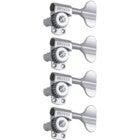 Grover 145C4 Titan Electric Bass Machine Heads 4-in-Line, Chrome bass guitar tuning machines