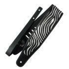 Richter 1611 Beavertail Special, Zebra Black / White, Guitar strap