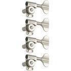 Grover 145N4 Titan Electric Bass Machine Heads, 4-in-Line,Nickel bass guitar tuning machines