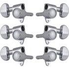 Grover 106C Locking Rotomatics, Round Button,3+3, Chrome Guitar tuning machines