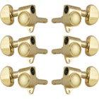 Grover 106G Locking Rotomatics, Round Button,3 + 3,Gold Locking Tuning Machines for Guitar
