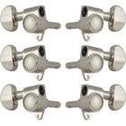 Grover 106N Locking Rotomatics, Round Button,3 + 3,Nickel Locking machine heads for guitar